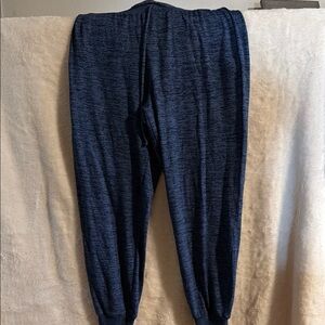 Love by Gap very soft knit joggers. Size medium. Blue Heathered color